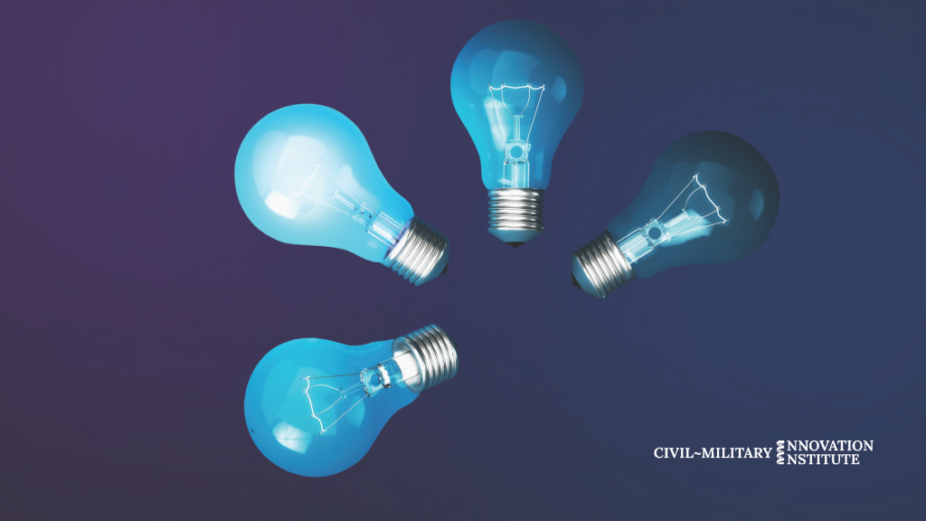 Colorful image of light bulbs with CMI2 logo in lower right corner
