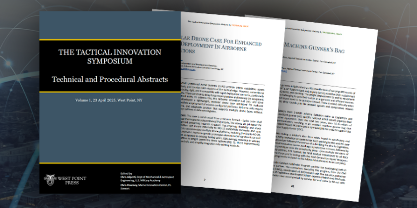 West Point Press Publishes Volume One of Tactical Innovation Symposium Technical and Procedural Abstracts