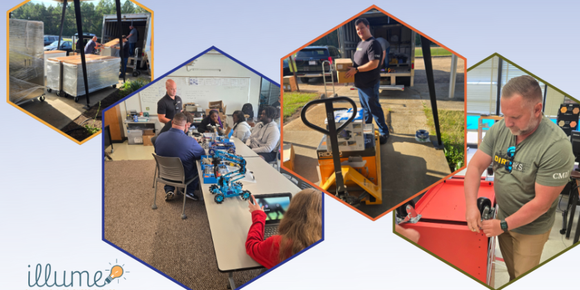 ILLUME MS: Students Dive into STEM With New Equipment